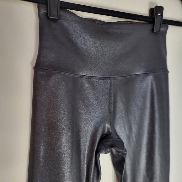 EUC Athleta Elation Ultra High Rise Tight Shimmer Charcoal Gray Xsmall - Picture 4 of 13
